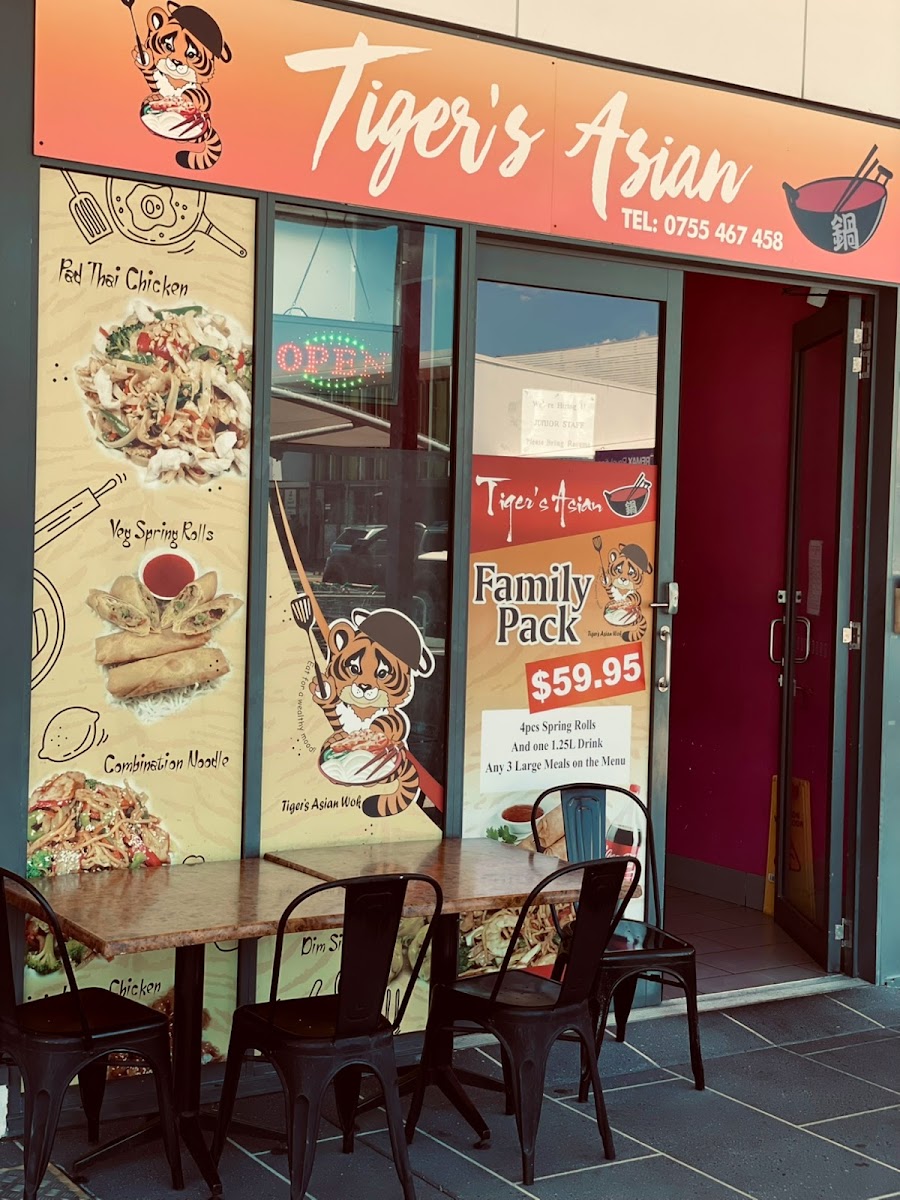Tigers Asian wok